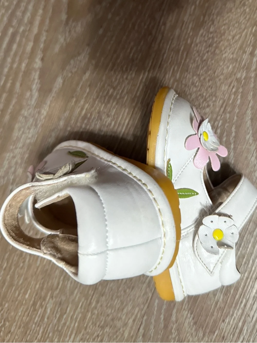 Girls Toddler Indant Size 3 Little Mae's Boutique Mary Jane Shoes pink  flower
